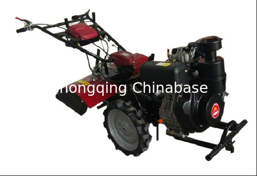 Dizel 186F Mini Tiller Kültivatör 6.3KW 270mm tarım Çok Amaçlı Mini Power Weeder