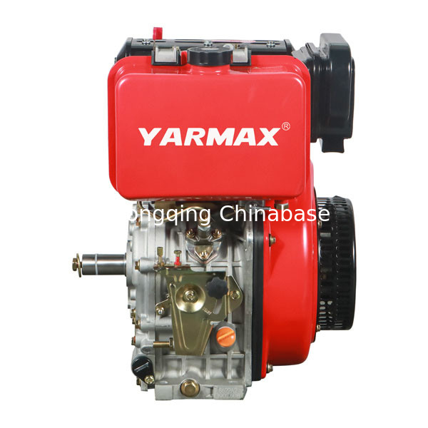 11.8HP 8.1kW Hava Soğutmalı Dizel Motor Tek Silindirli 4 Zamanlı 195F YARMAX Dizel Motor