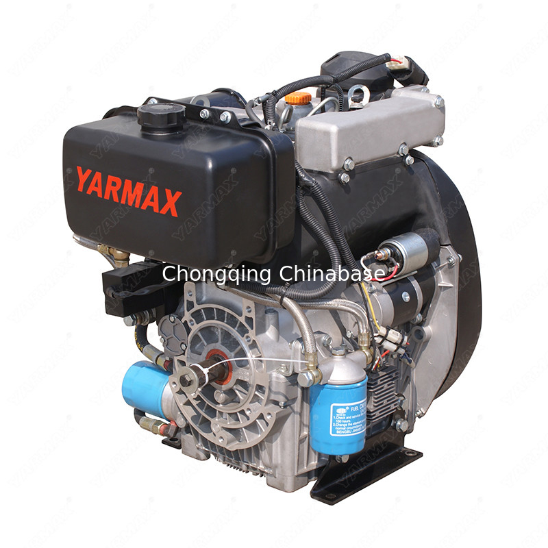 YARMAX Çift Silindirli Dizel Motor 292 19.7HP 14.5kW 4 Zamanlı Düşük Gürültü