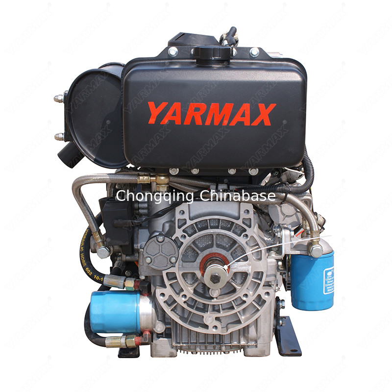 YARMAX Çift Silindirli Dizel Motor 292 19.7HP 14.5kW 4 Zamanlı Düşük Gürültü