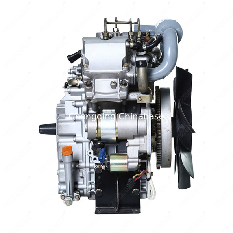 Su Soğutmalı Dizel Motor Düşük Gürültü 2V80 17.6HP 13.0kW V İkiz 4 Zamanlı