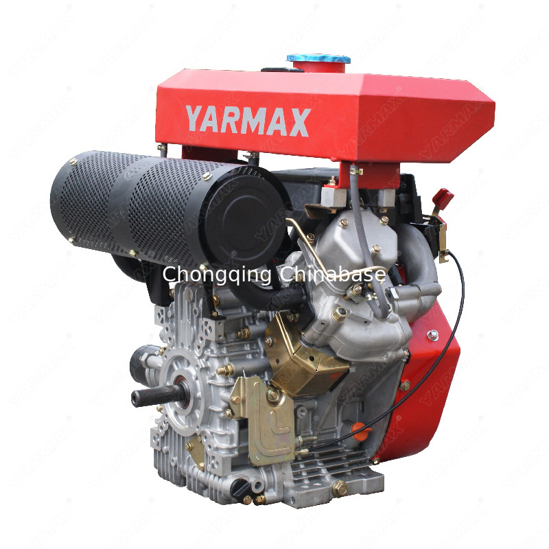 2V88 19HP Hava Soğutmalı KAMA Dizel Motor 14kW İki Silindirli V İkiz 4 Zamanlı Düşük Gürültü