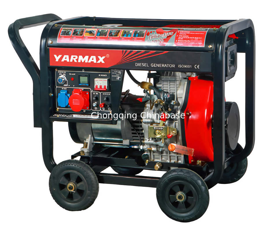YM9700E 532mL Küçük Dizel Jeneratör 7.0KW 6.5KW Dizel Powered Portatif Jeneratör