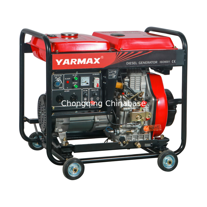 YM9700E 532mL Küçük Dizel Jeneratör 7.0KW 6.5KW Dizel Powered Portatif Jeneratör