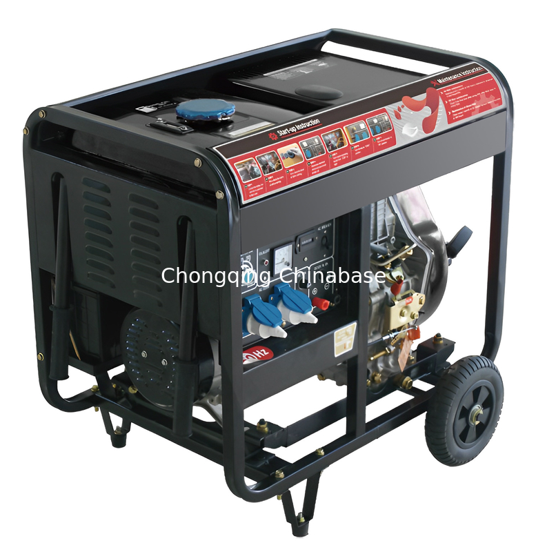 YM9700E 532mL Küçük Dizel Jeneratör 7.0KW 6.5KW Dizel Powered Portatif Jeneratör