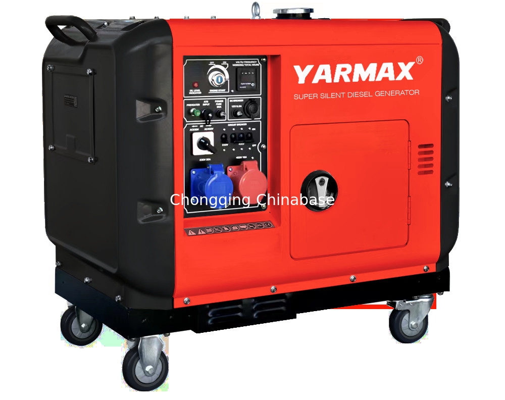 230V 11.3A DC 12V 8.3A 3kW 2.5kW Sessiz Tip Dizel Jeneratör YM3700T