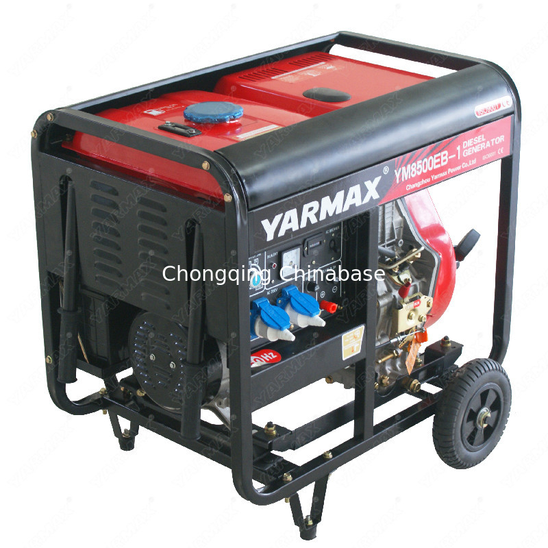 AVR YM8700 5.5KW 25A 25-30V ile 50-180A Dizel Kaynak Jeneratörü