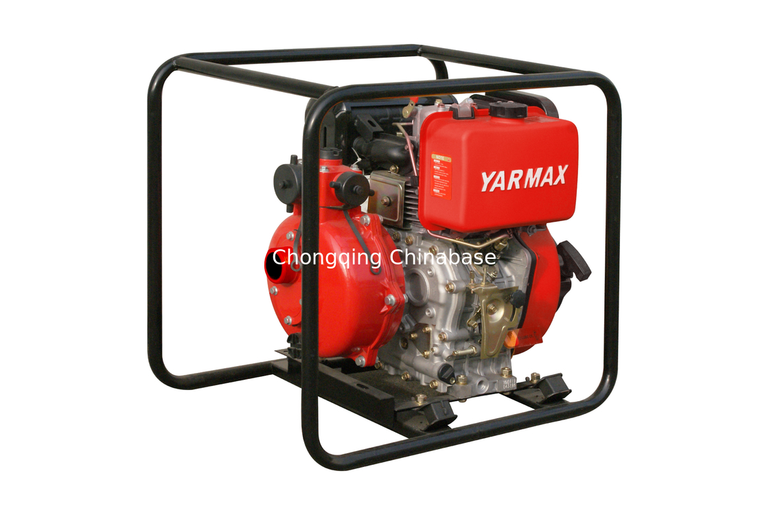 YMDP30H Tek Silindirli Dizel Motor Su Pompası 4 Zamanlı 40m³ / H ile Yüksek Basınç