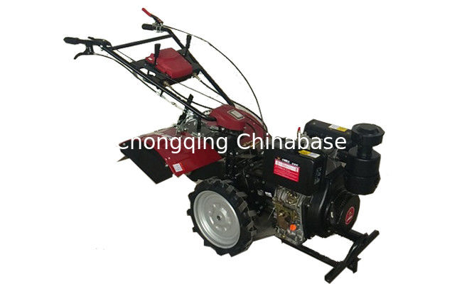 Sürtünme Plakası 270mm Mini Tiller Kültivatör 186F Dizel 6.3KW Mini Weeder Tiller